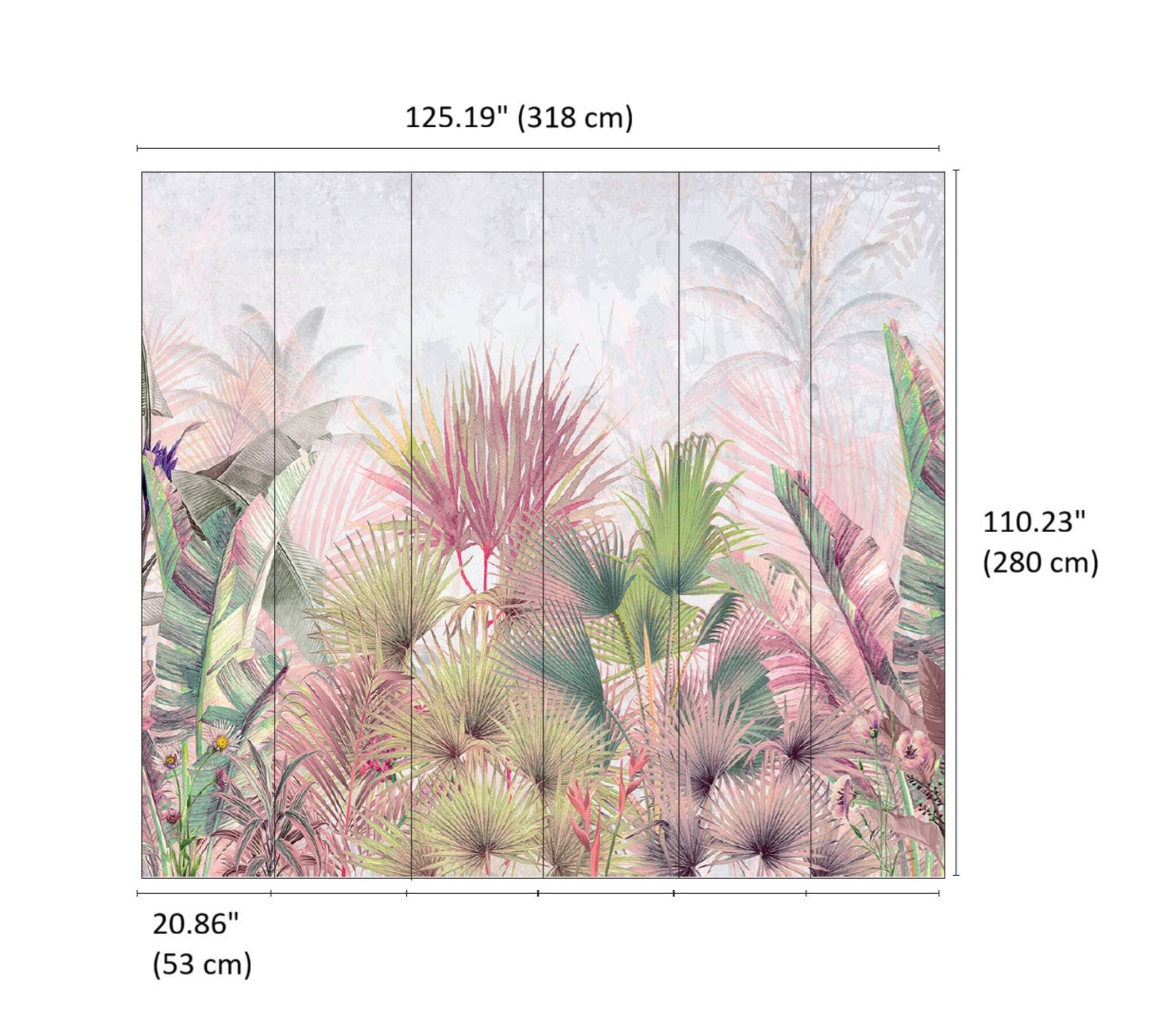 Designs Direct Tropical Wilderness Wall Mural